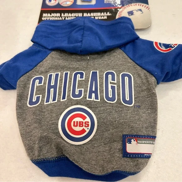 Chicago Cubs Dog Shirt- Blue and Gray - Picture 2 of 10